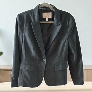Banana Republic Tailored gray Blazer Professional Suit Jacket sz 12P